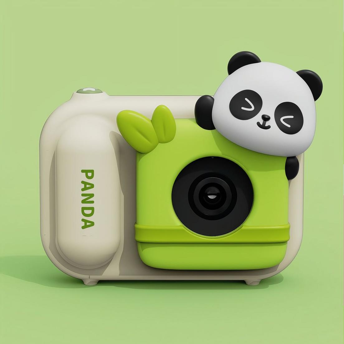 Green panda/Purple unicorn Kids Camera
