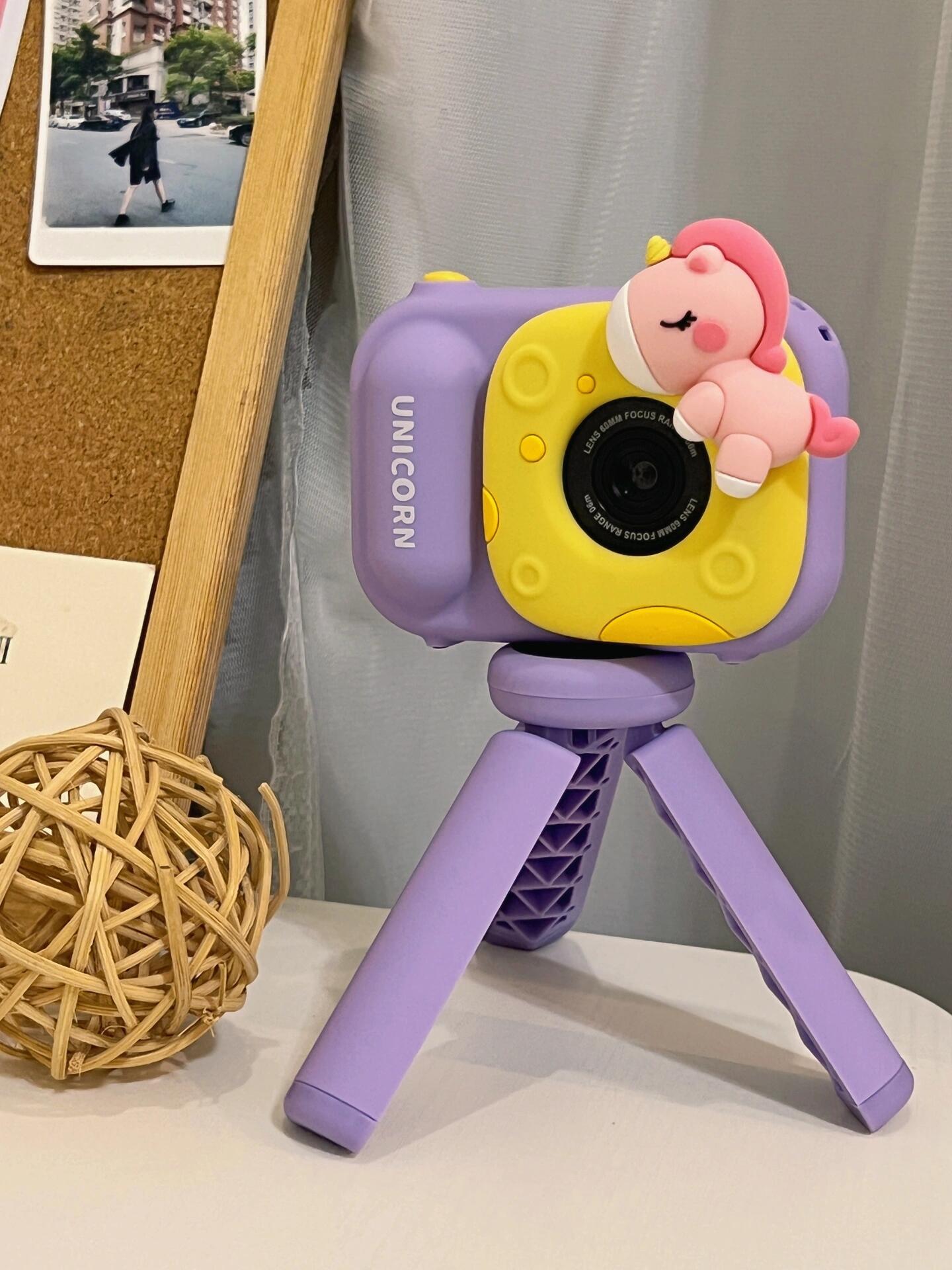 Green panda/Purple unicorn Kids Camera