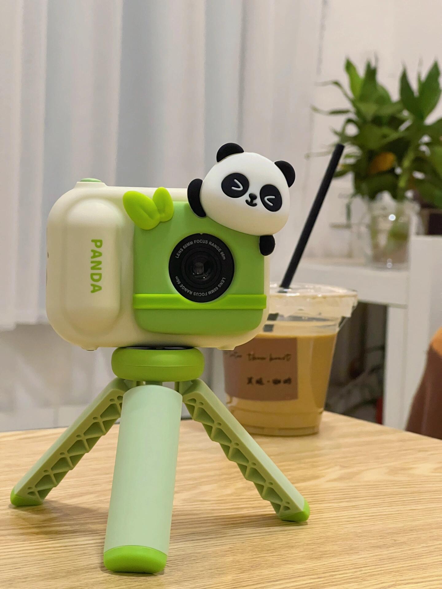 Green panda/Purple unicorn Kids Camera